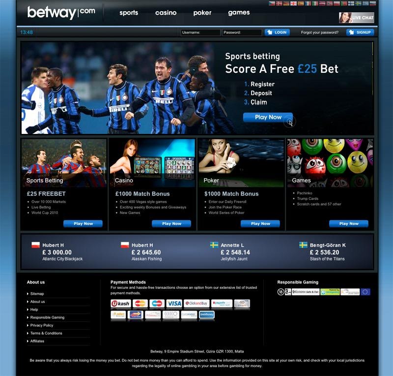 Betting, casino, slots, poker: all on one site.